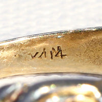Art Nouveau 3 Stone Diamond Ring